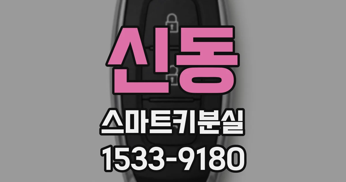 신동 스마트키분실