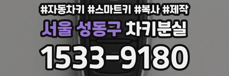 서울 성동구 차키분실