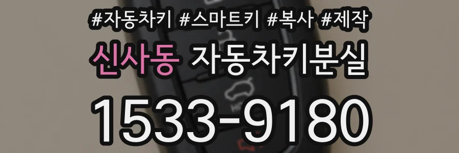 신사동 자동차키분실