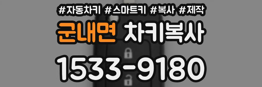 군내면 차키복사