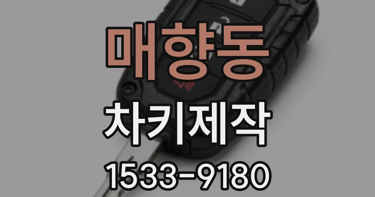 매향동 차키제작