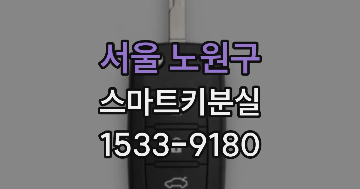 서울 노원구 스마트키분실