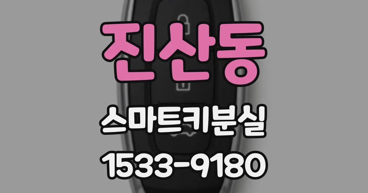 진산동 스마트키분실