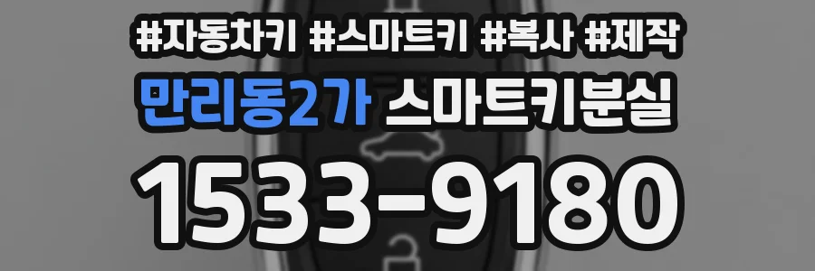 만리동2가 스마트키분실