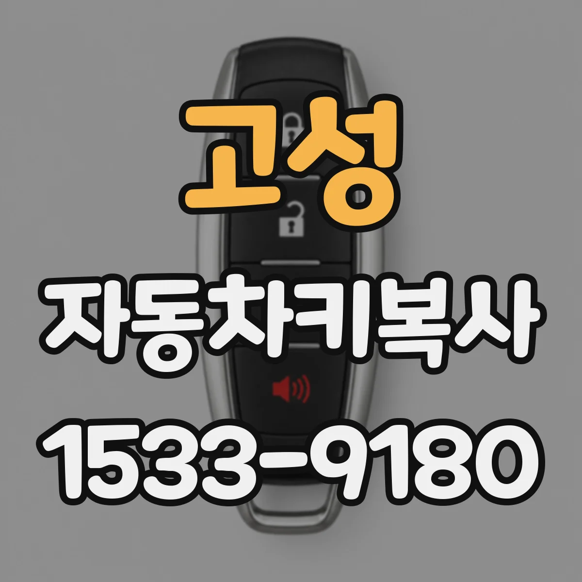 고성 자동차키복사