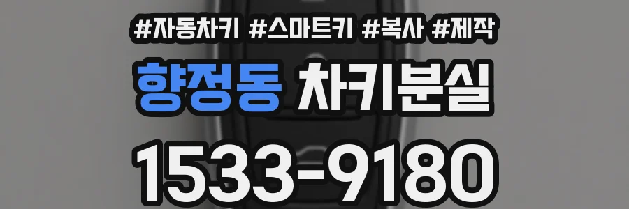 향정동 차키분실