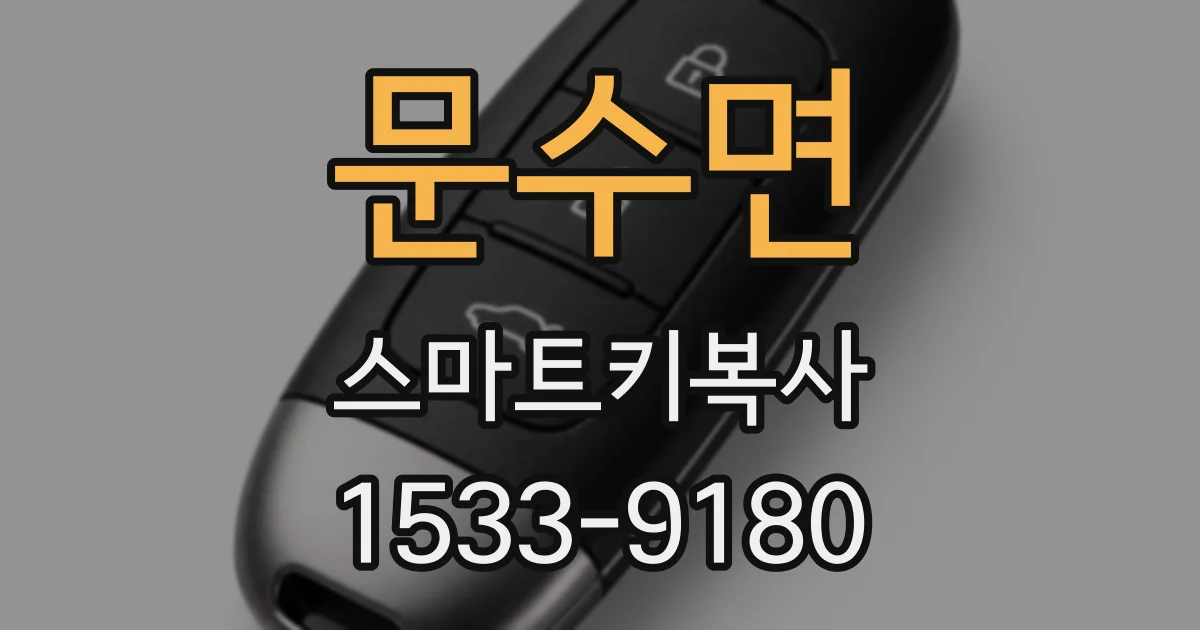 문수면 스마트키복사