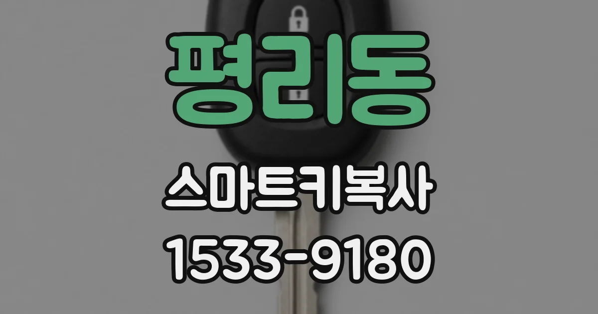 평리동 스마트키복사