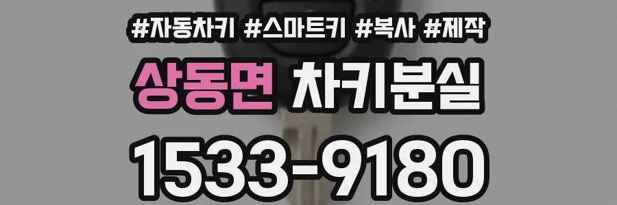 상동면 차키분실