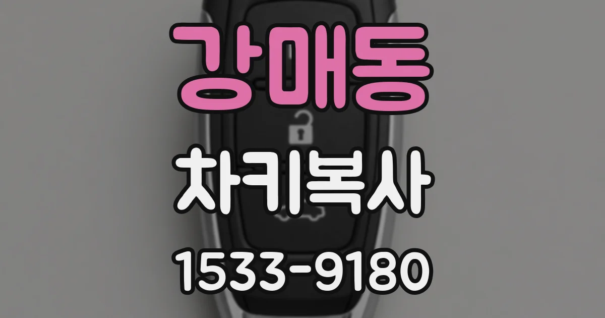 강매동 차키복사