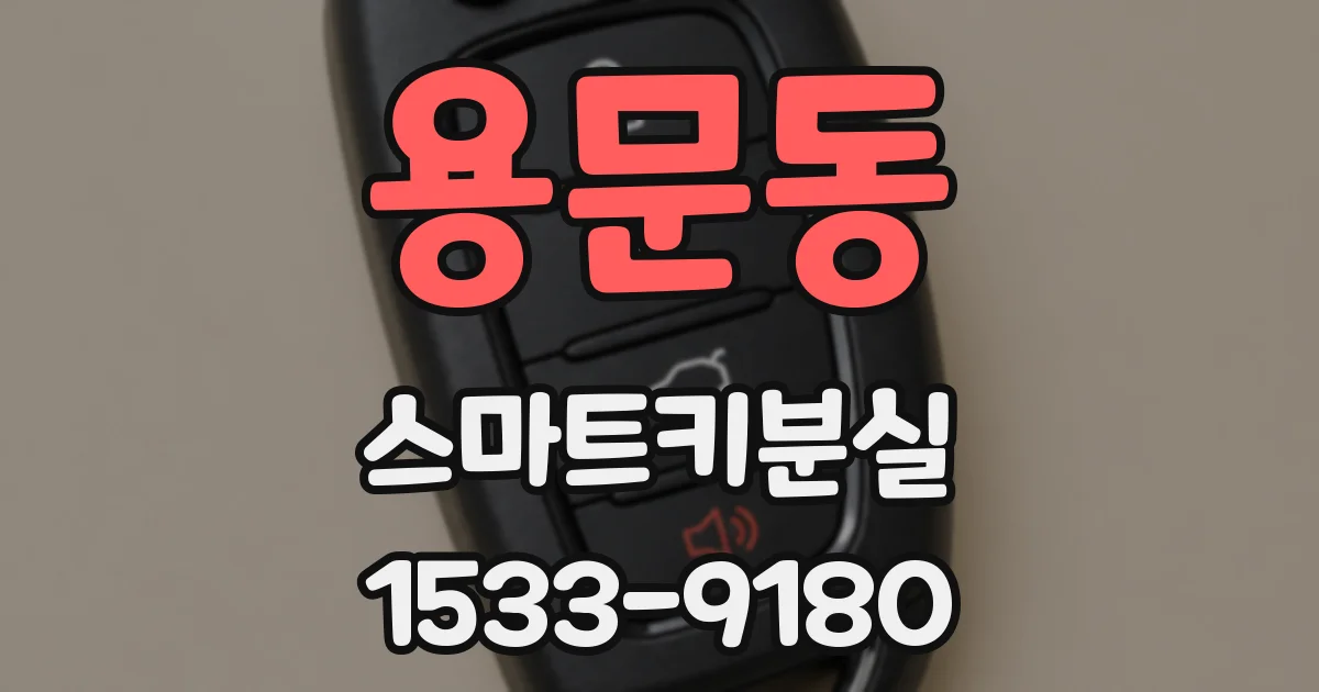 용문동 스마트키분실