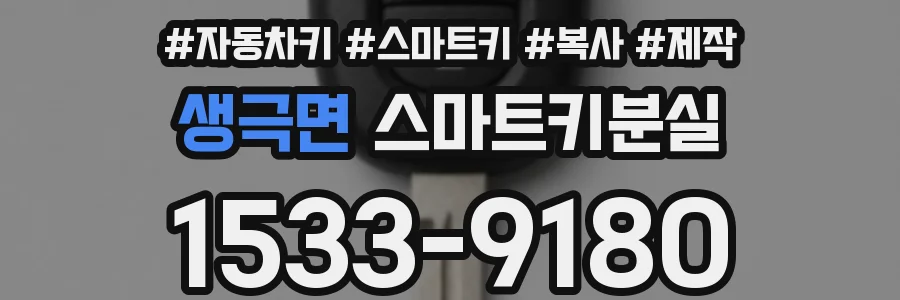 생극면 스마트키분실