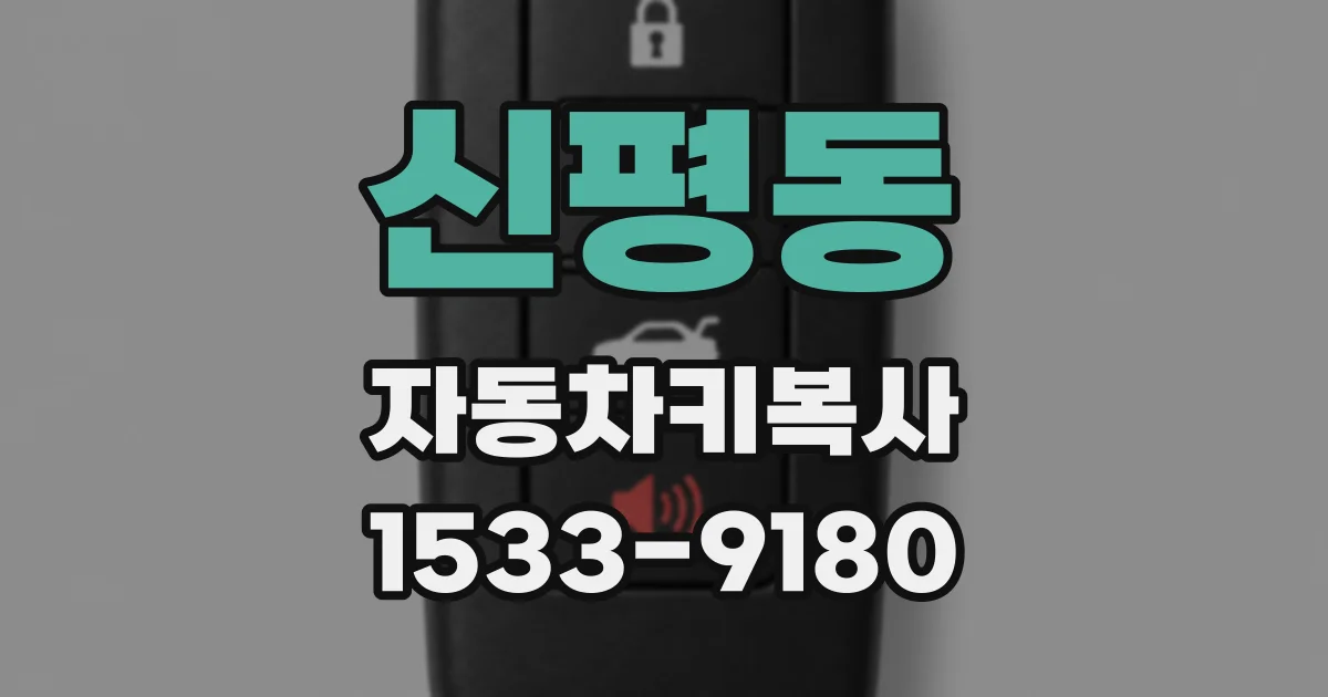 신평동 자동차키복사