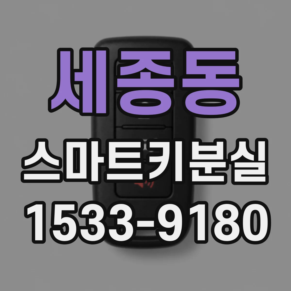 세종동 스마트키분실