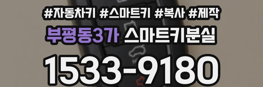 부평동3가 스마트키분실