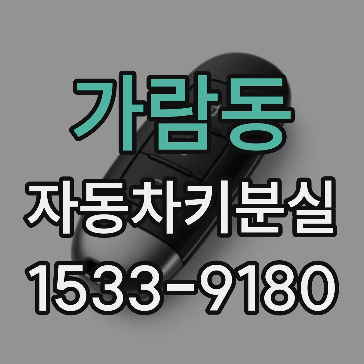 가람동 자동차키분실