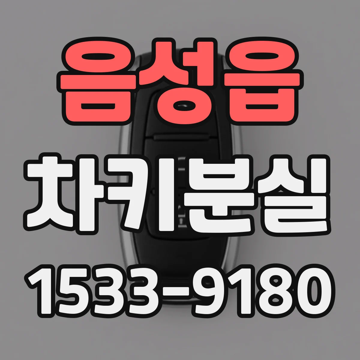 음성읍 차키분실