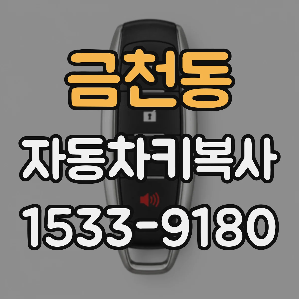 금천동 자동차키복사
