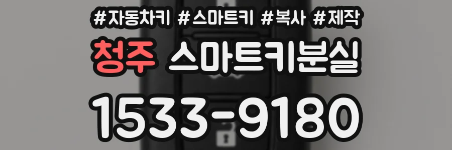 청주 스마트키분실