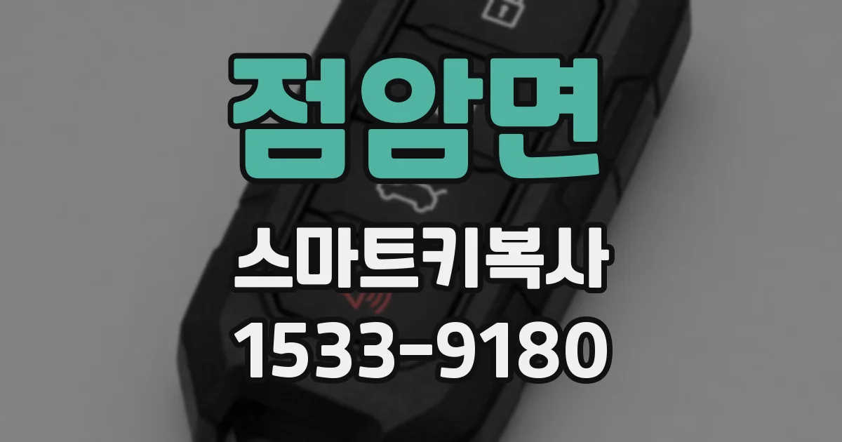 점암면 스마트키복사