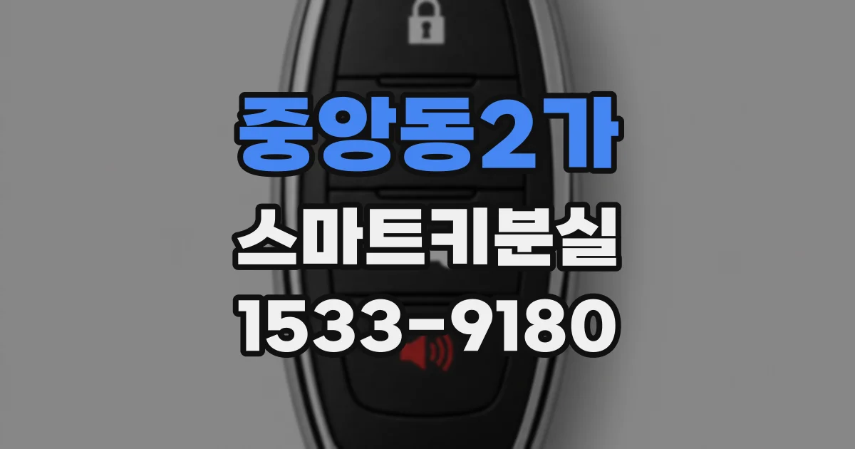 중앙동2가 스마트키분실