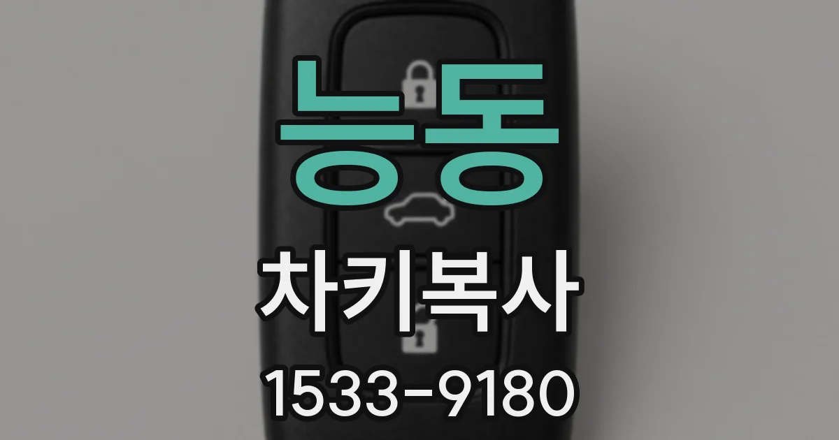 능동 차키복사