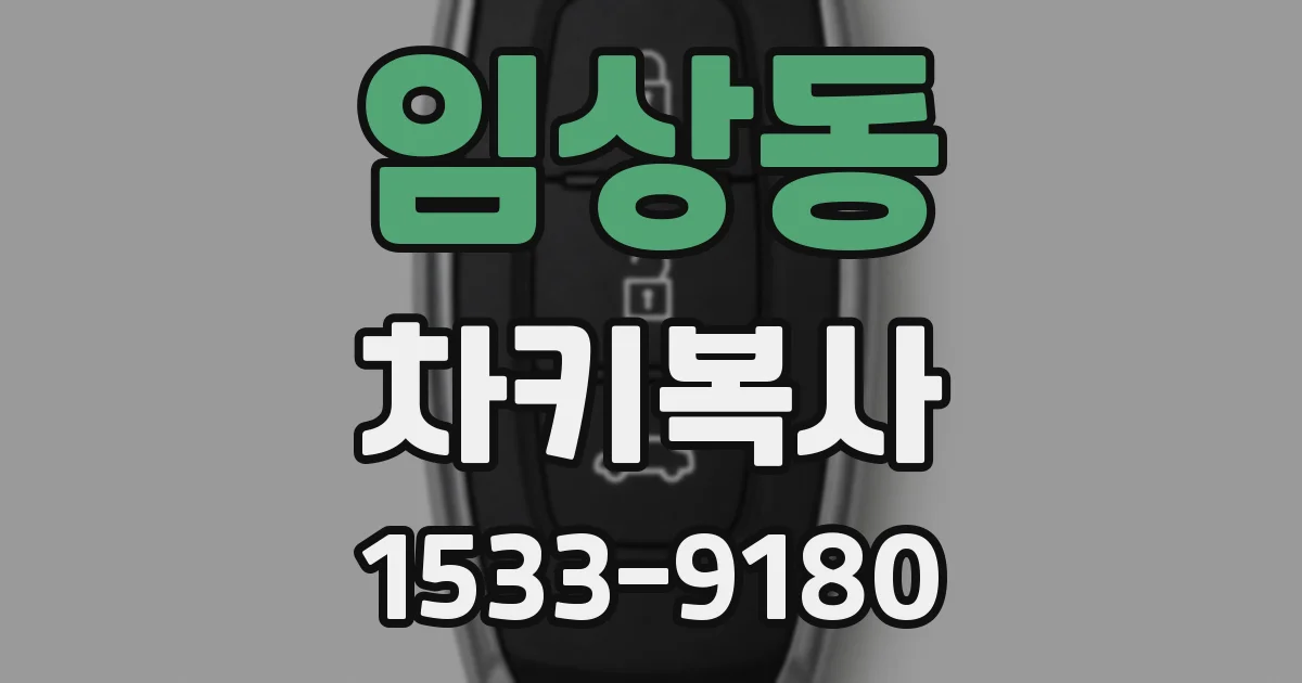 임상동 차키복사