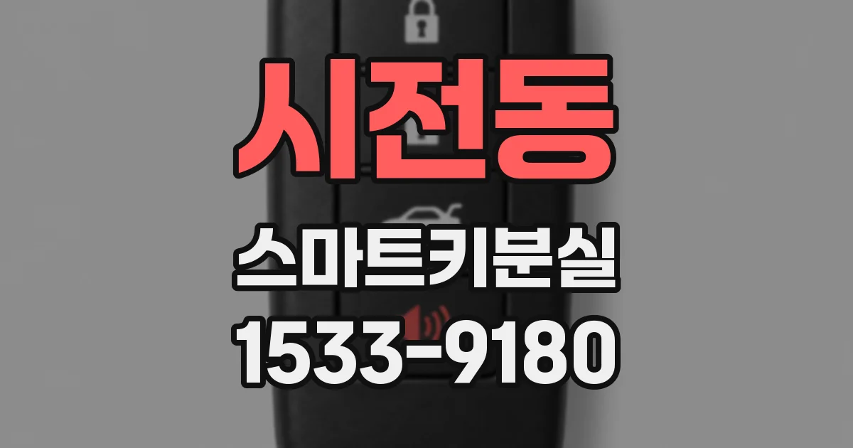 시전동 스마트키분실