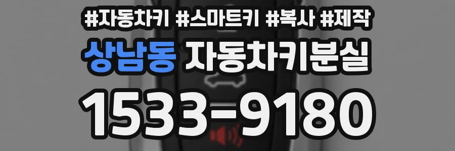 상남동 자동차키분실
