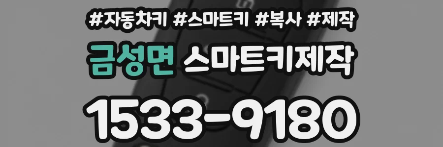 금성면 스마트키제작