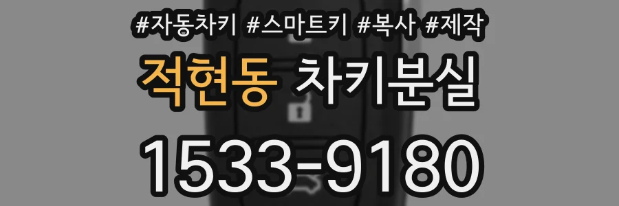 적현동 차키분실