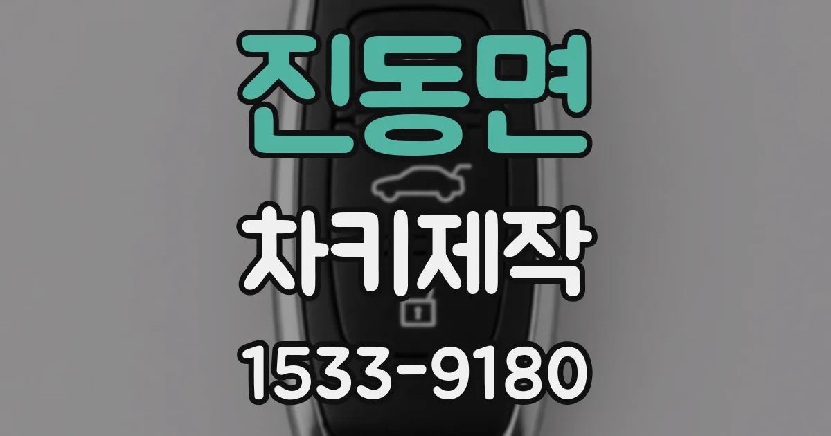 진동면 차키제작