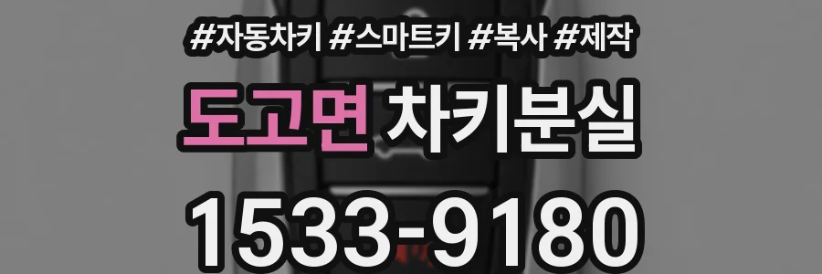 도고면 차키분실