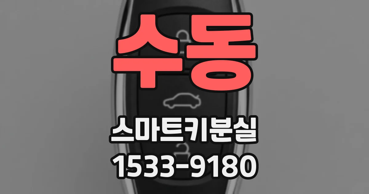 수동 스마트키분실