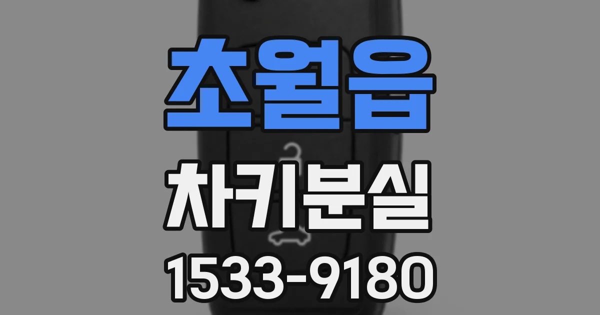 초월읍 차키분실