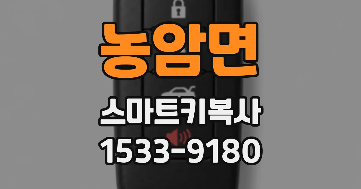 농암면 스마트키복사