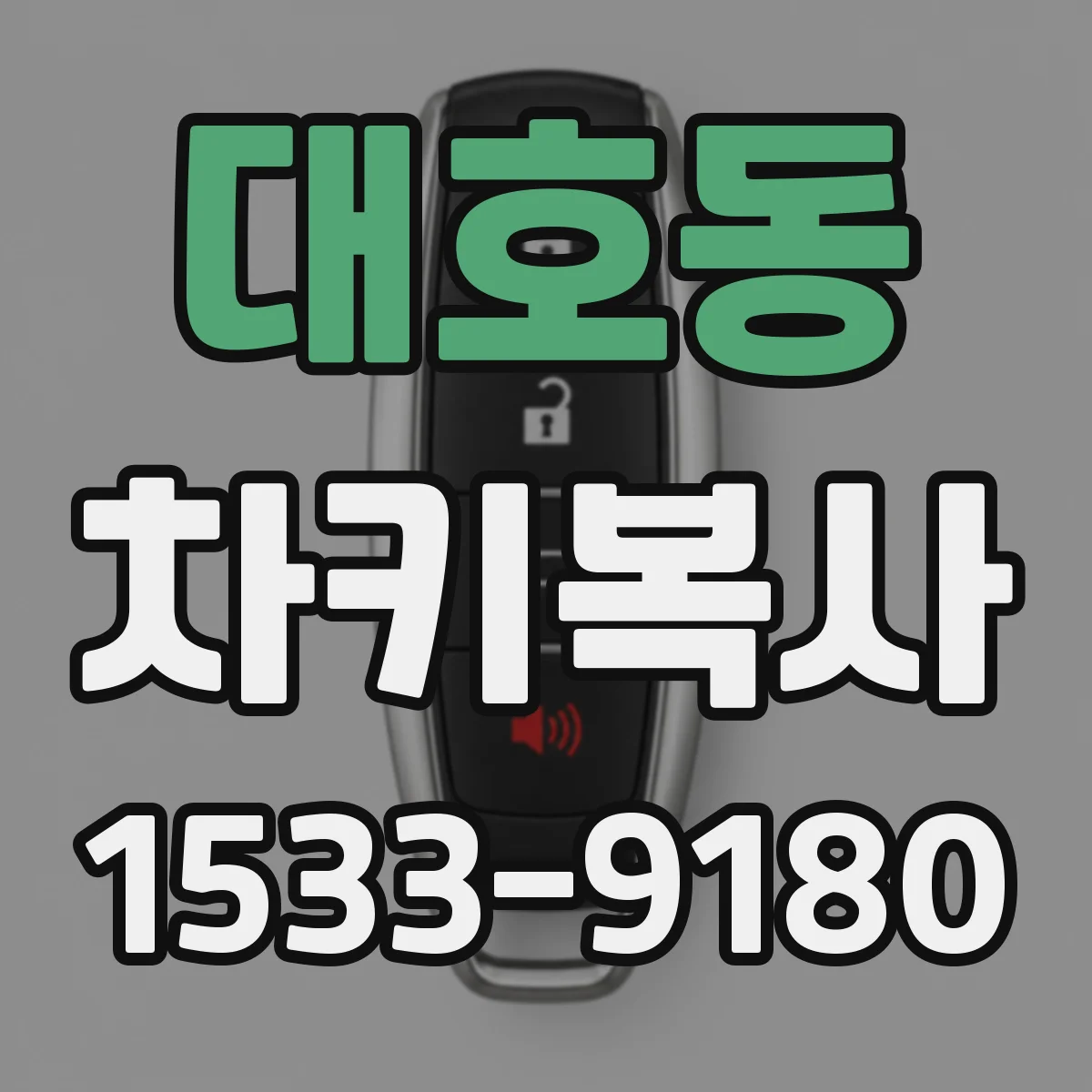대호동 차키복사