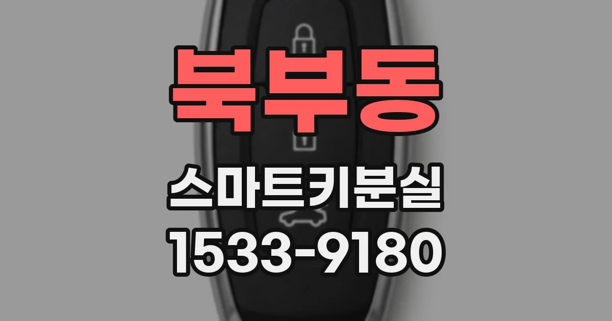 북부동 스마트키분실