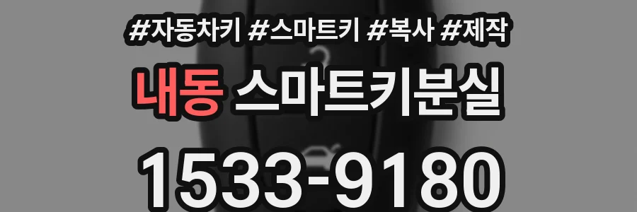 내동 스마트키분실