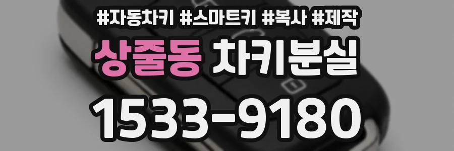 상줄동 차키분실