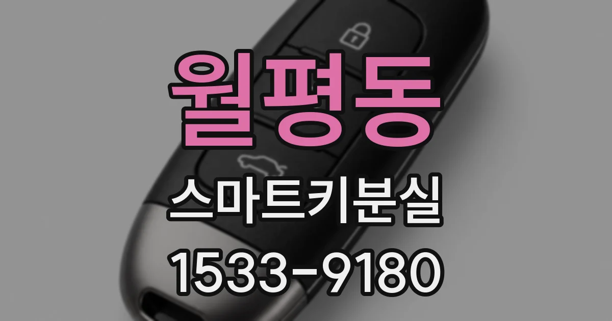 월평동 스마트키분실