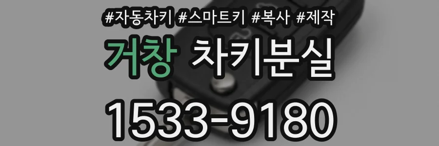 거창 차키분실