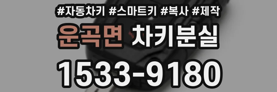 운곡면 차키분실
