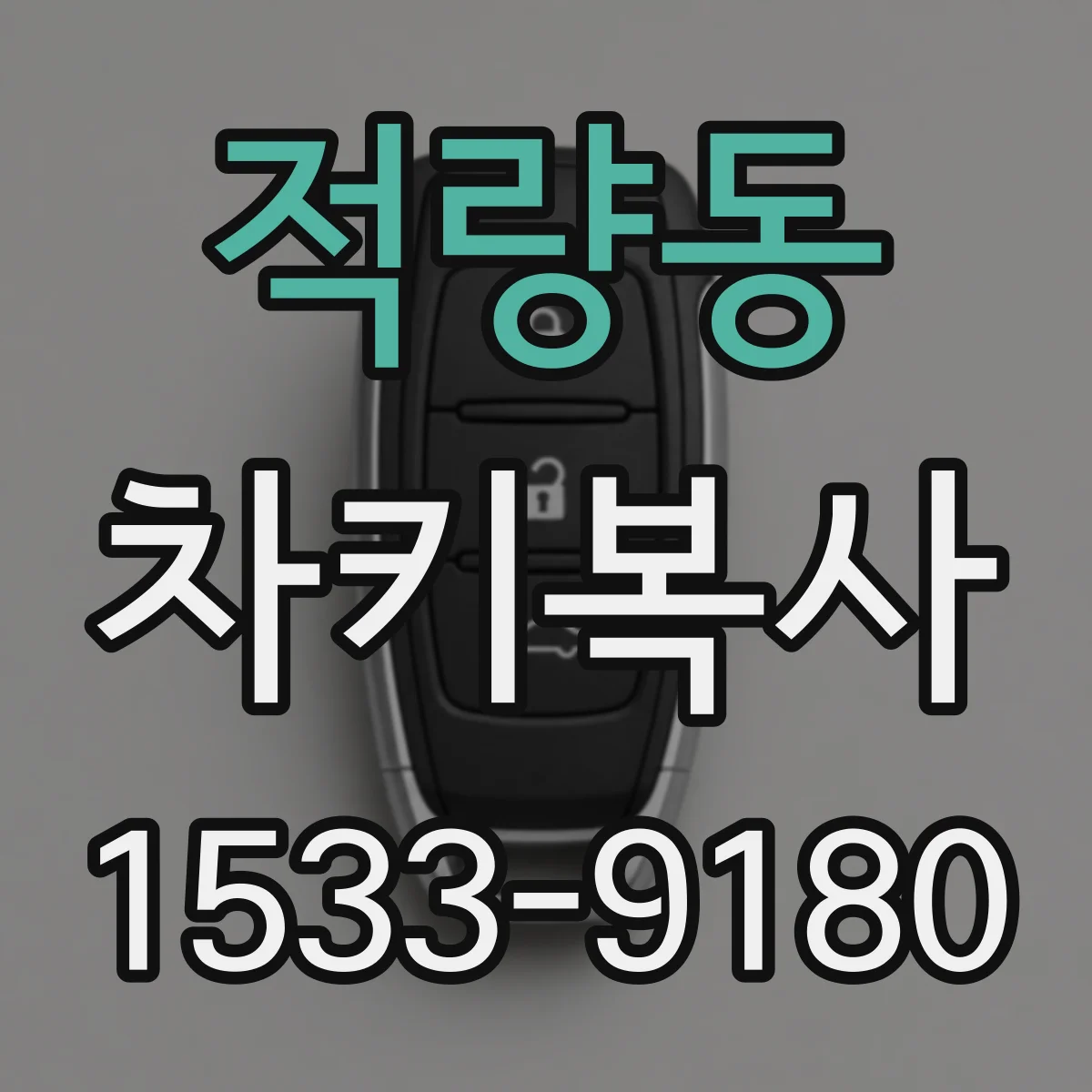 적량동 차키복사