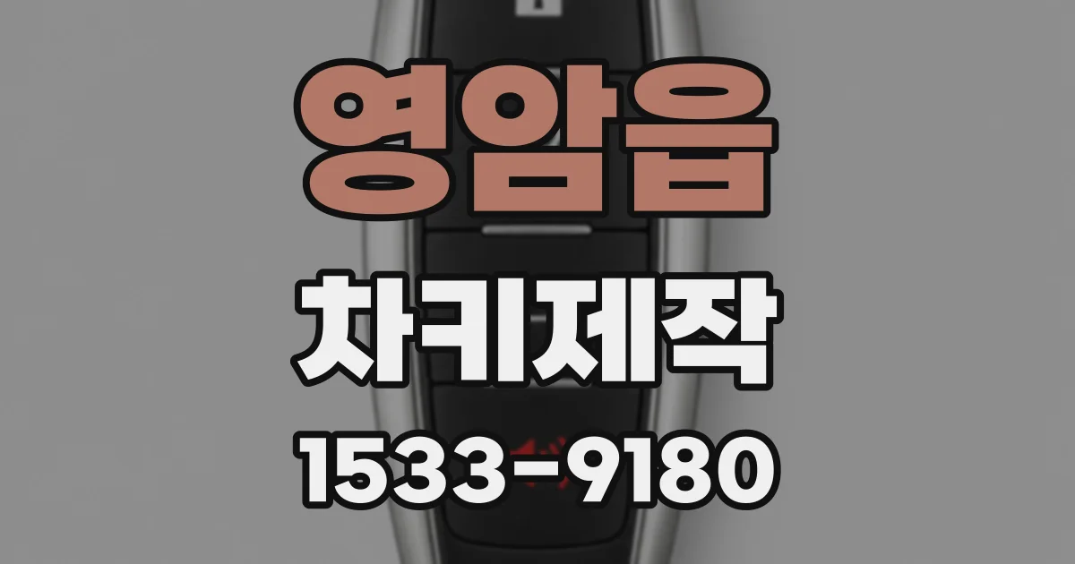 영암읍 차키제작