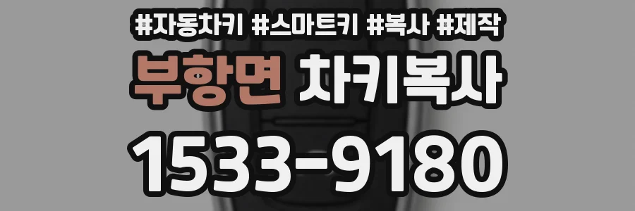 부항면 차키복사