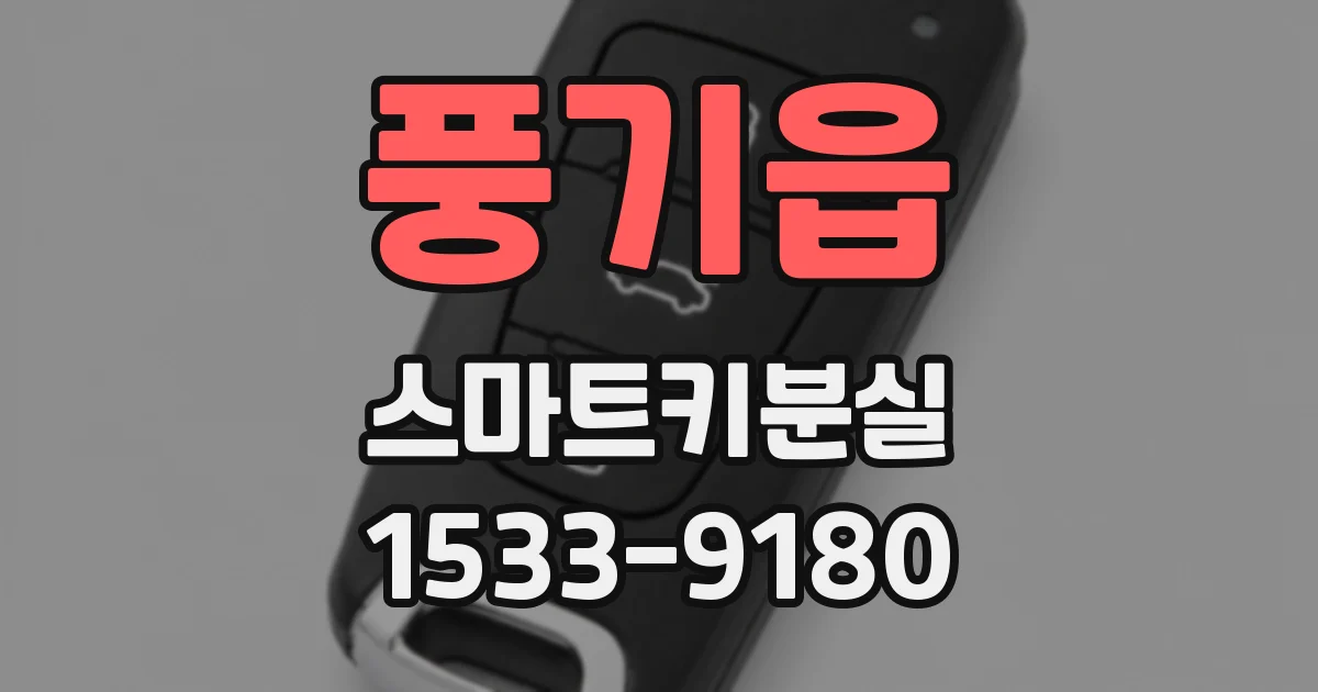 풍기읍 스마트키분실