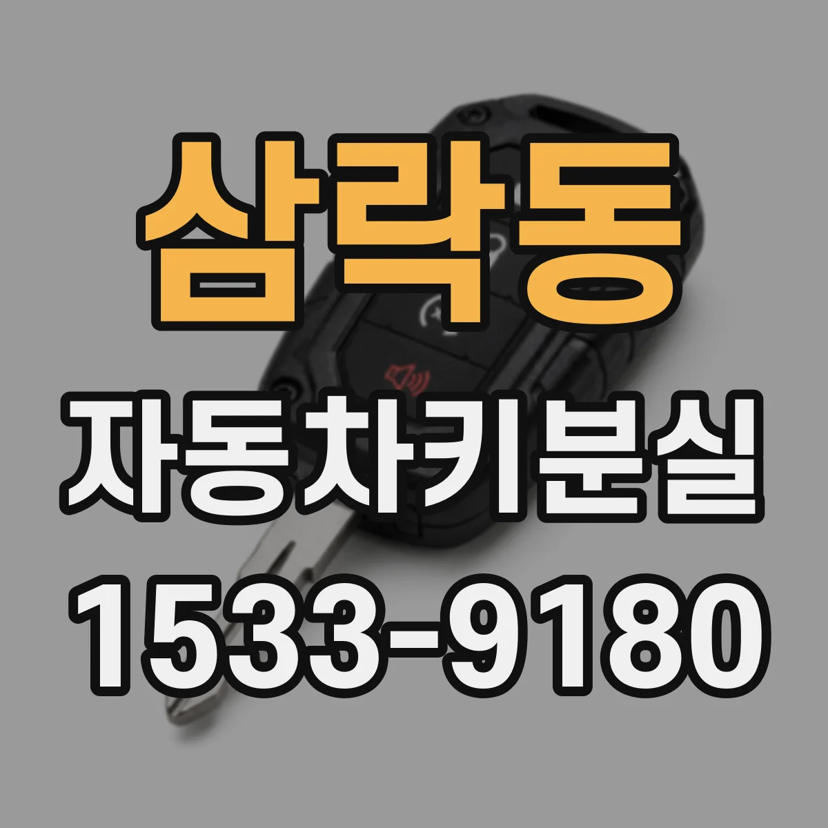 삼락동 자동차키분실
