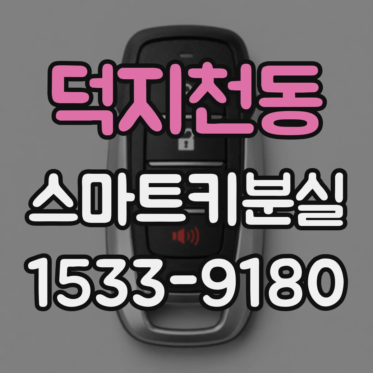 덕지천동 스마트키분실