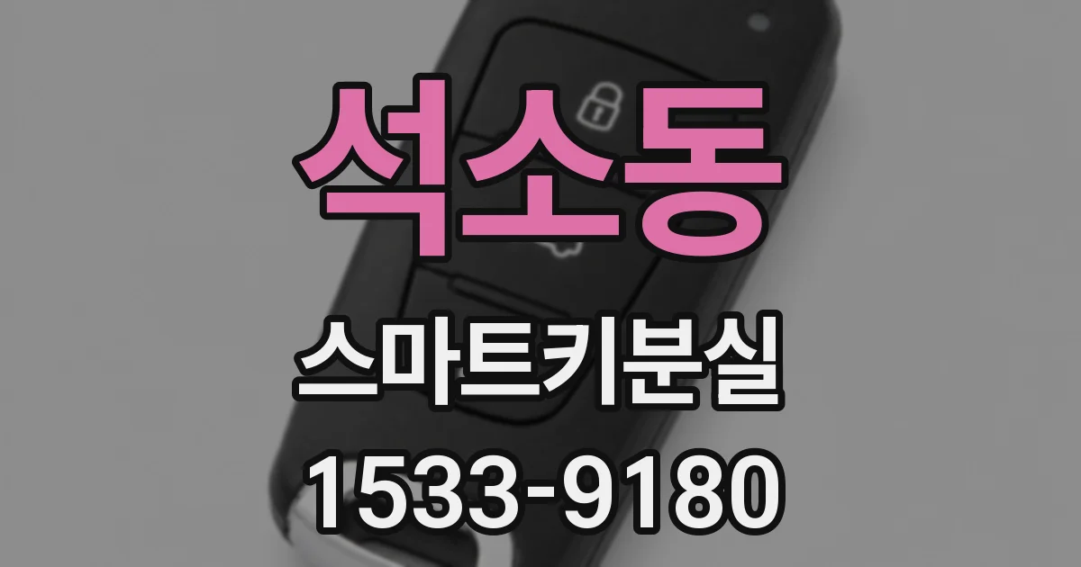 석소동 스마트키분실